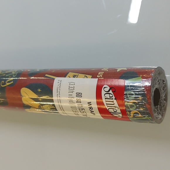Seinfeld Gift Wrap Festivus Christmas wrapping paper 60sqft - Picture 6 of 9